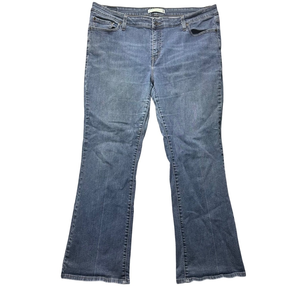 Vintage Levi's Womens 18M Blue Bootcut 590 Jeans Stretch Denim‎ Casual Everyday